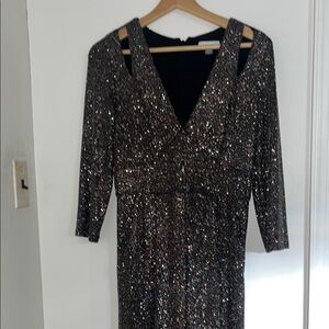 Calvin Klein Black Sequin jumper
